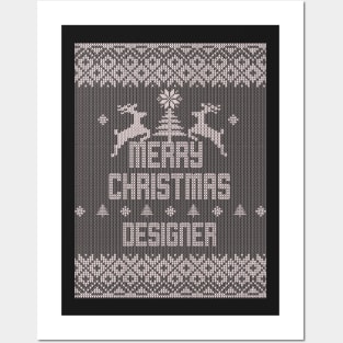 Merry Christmas DESIGNER Posters and Art